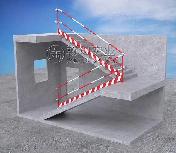 工地楼梯临时护栏 翰坤服务上门