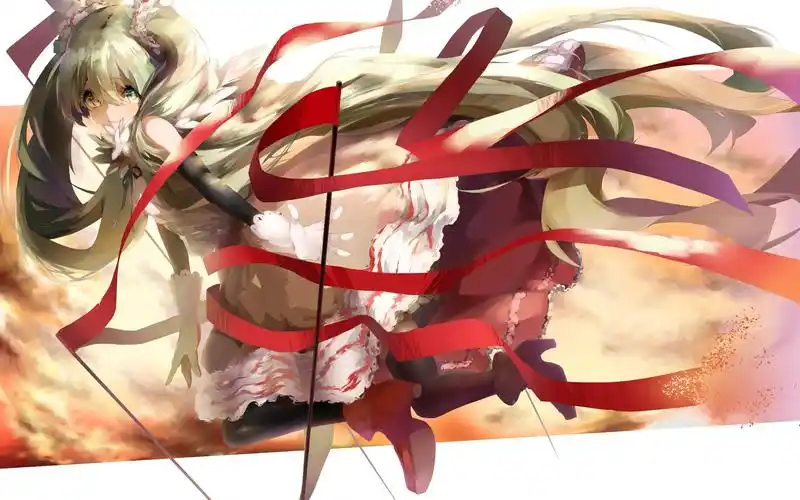 精选动漫美女唯美电脑锁屏壁纸