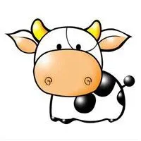 牛头像图片大全可爱点击鼠标右键下载
