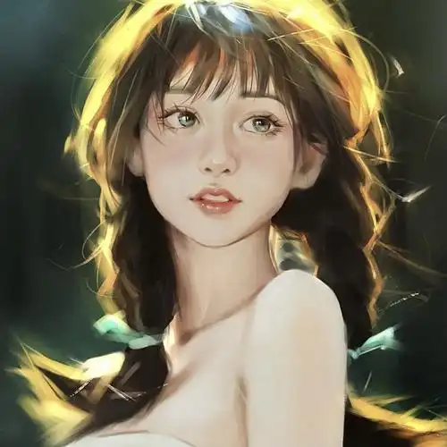 真人版卡通女生头像