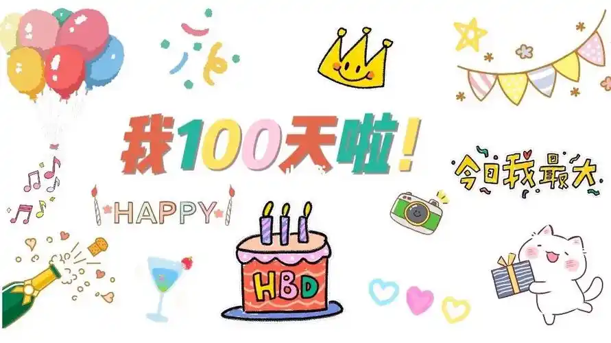 宝宝百天背景图投屏