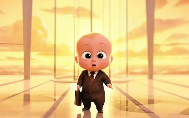 宝贝老板终于如愿以偿,拥有豪华办公室和黄金马桶