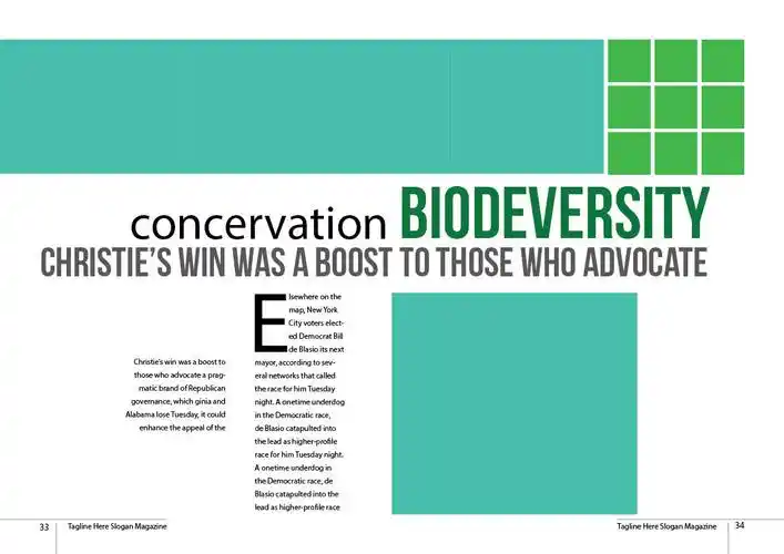 现代简约多用途杂志图册版式产品目录id排版indesign设计模板源文件