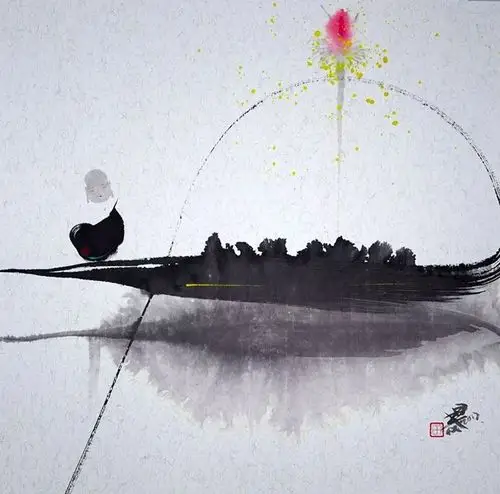 长绳系日|"佛语禅心-田旭桐禅意水墨作品展(澳大利亚站)"开幕