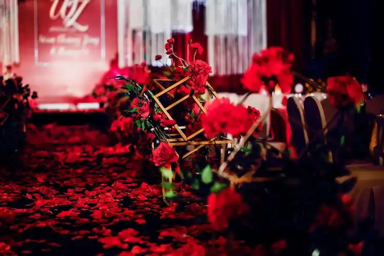 红色系主题唯美西式婚礼