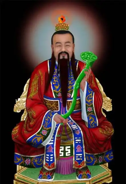道教最高三清尊神之灵宝天尊,玉宸道君,安民保国,无量度人