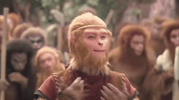 新西游记:孙悟空大战假孙悟空,一交手招式都一样,场面精彩了