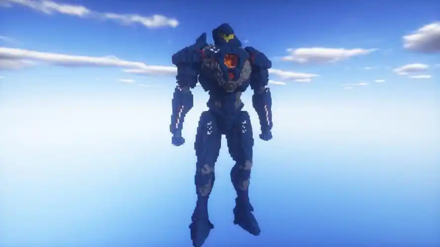 教你如何在mc我的世界建造环太平洋2里霸气的巨型机甲