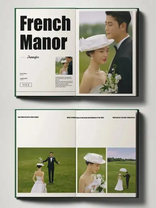 74高级简约的婚纱照相册模板来啦74这样排出来的婚纱照真的是太