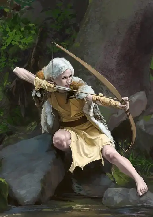 丛林女弓箭手|插画|创作习作|liusu1234 - 原创作品 - 站酷 (zcool)