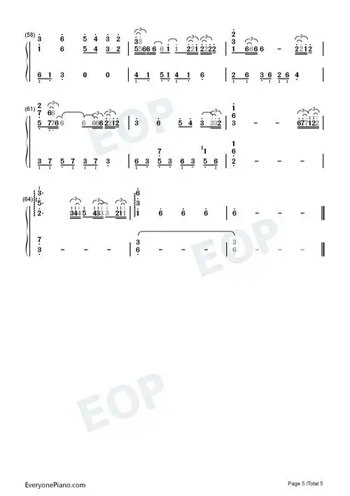 情人钢琴简谱-蔡徐坤演唱-看谱啦