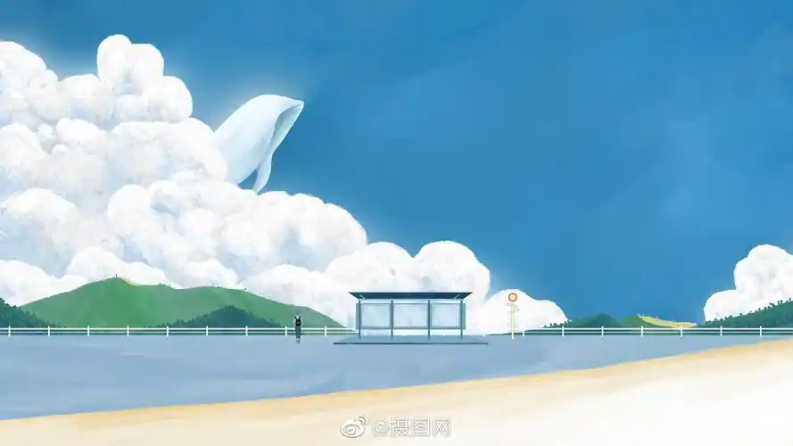 早安~是时候换一拨电脑壁纸啦!蓝色系极简风壁纸