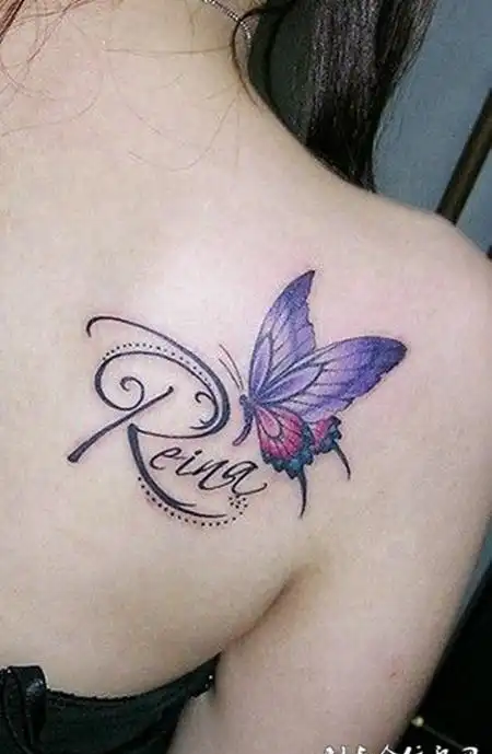 tag标签:后肩女精致蝴蝶女生后肩膀精致蝴蝶纹身图案tag标签:个性后肩