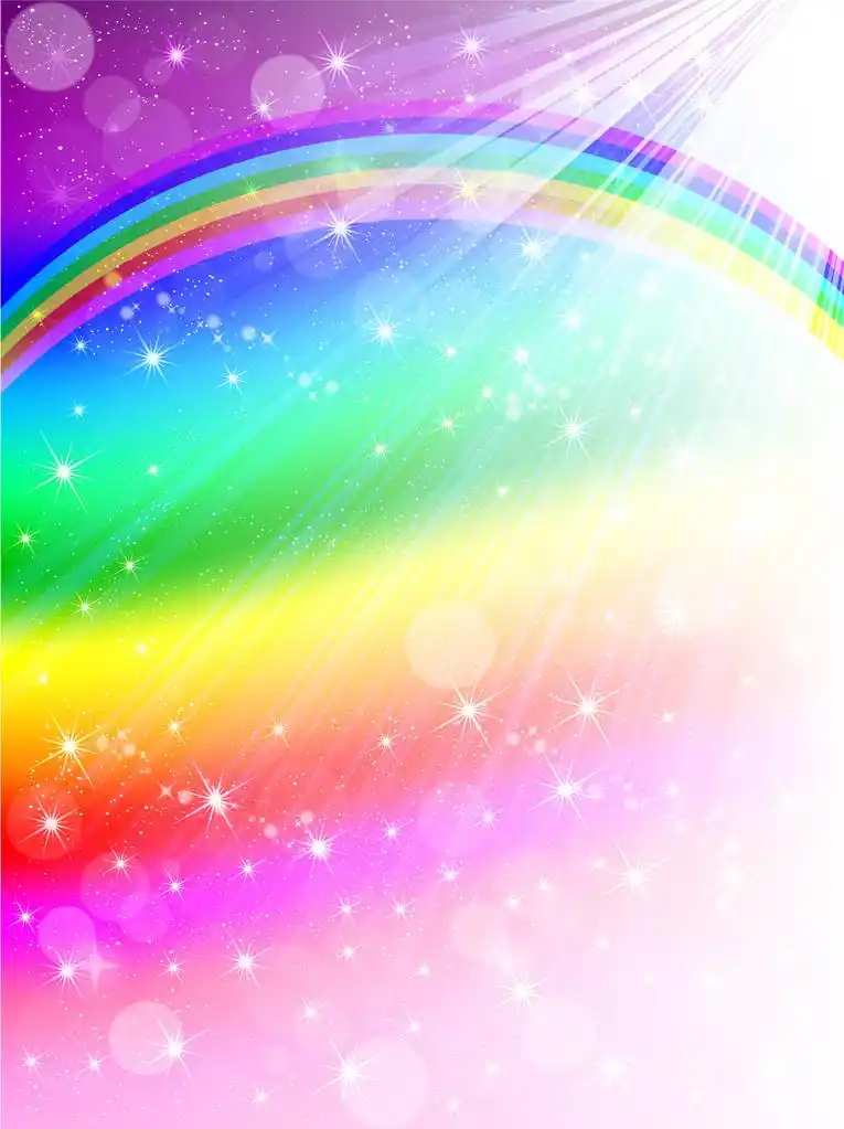 缤纷的彩虹背景,缤纷的彩虹背景