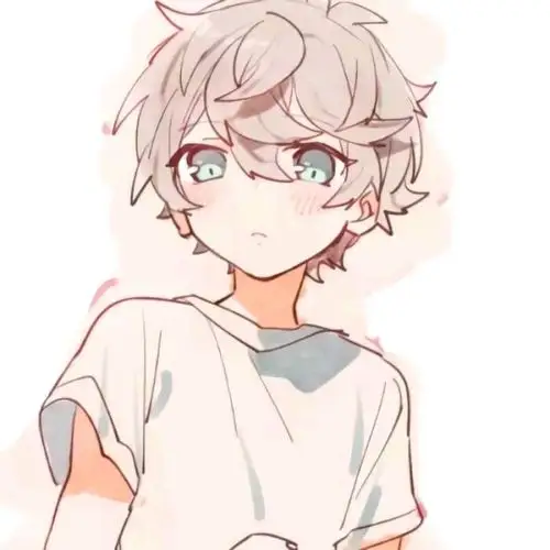 微信好看暖男二次元男头_微信头像_微茶网