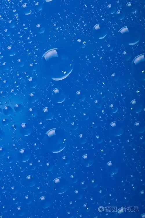 蓝色水滴背景