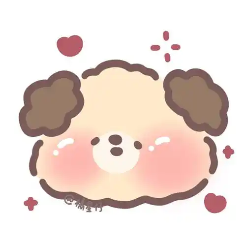 可可爱爱的狗狗头像 cr.橘星仔pluto