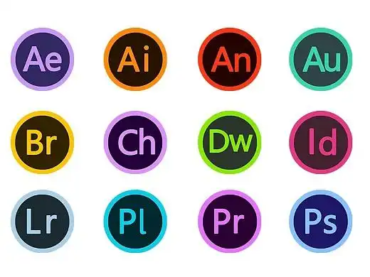 adobe 软件图标,ps,pr,ai,ae,dw等设计软件图标
