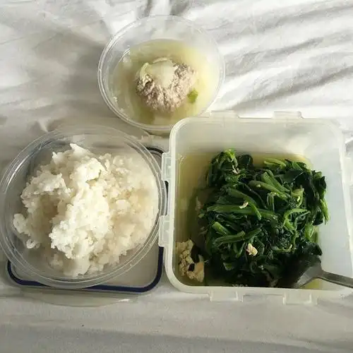 这几天的病号餐!每天吃了睡睡了吃的居然一斤.