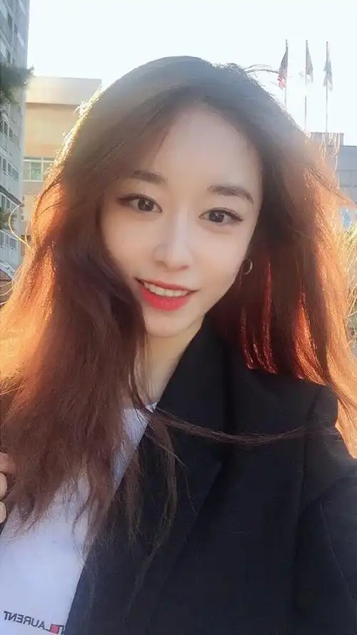 朴智妍,韩国明星,明星朴智妍可爱自拍