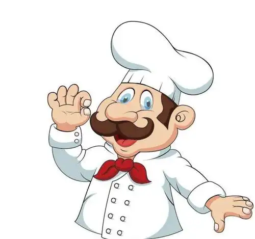 厨师为我们做出各种美味佳肴.