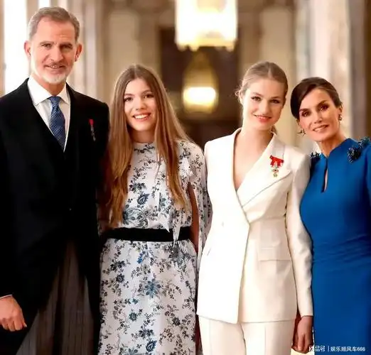 因为莱昂诺尔公主是西班牙国王费利佩六世的长女,西班牙女王储,所以