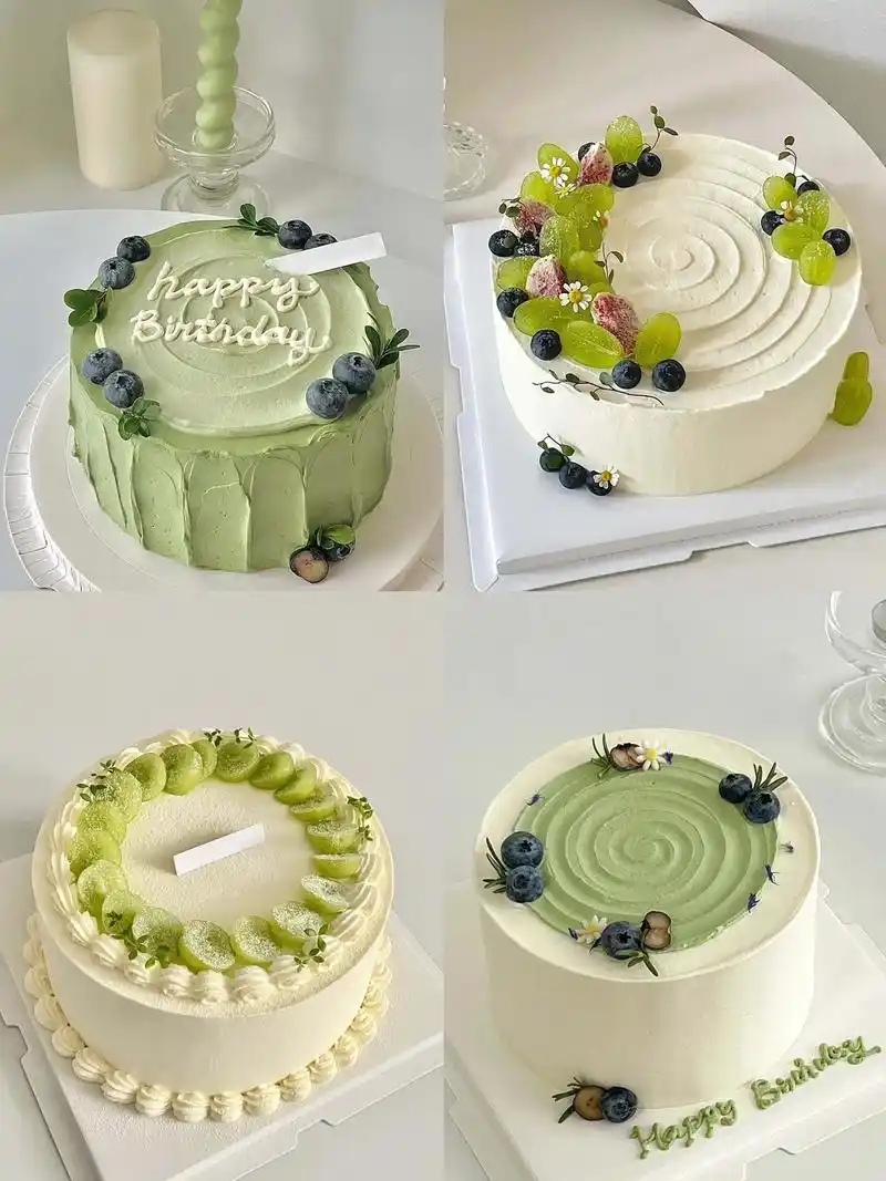 超简约水果蛋糕! ins风满满高级感!#抖音网红蛋糕 #人气 - 抖音