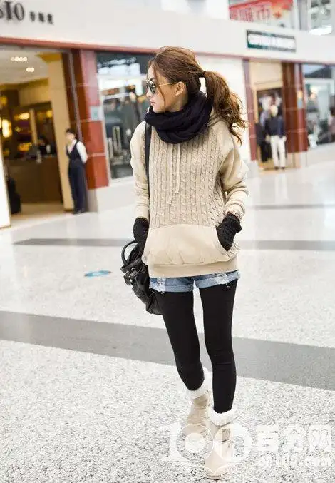 冬天短裤搭配图片大全冬天短裤搭配图片