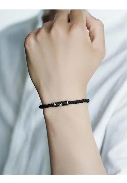 转运手链 男生手绳 小众男士编织男潮 转运珠感 简单大方生日礼物