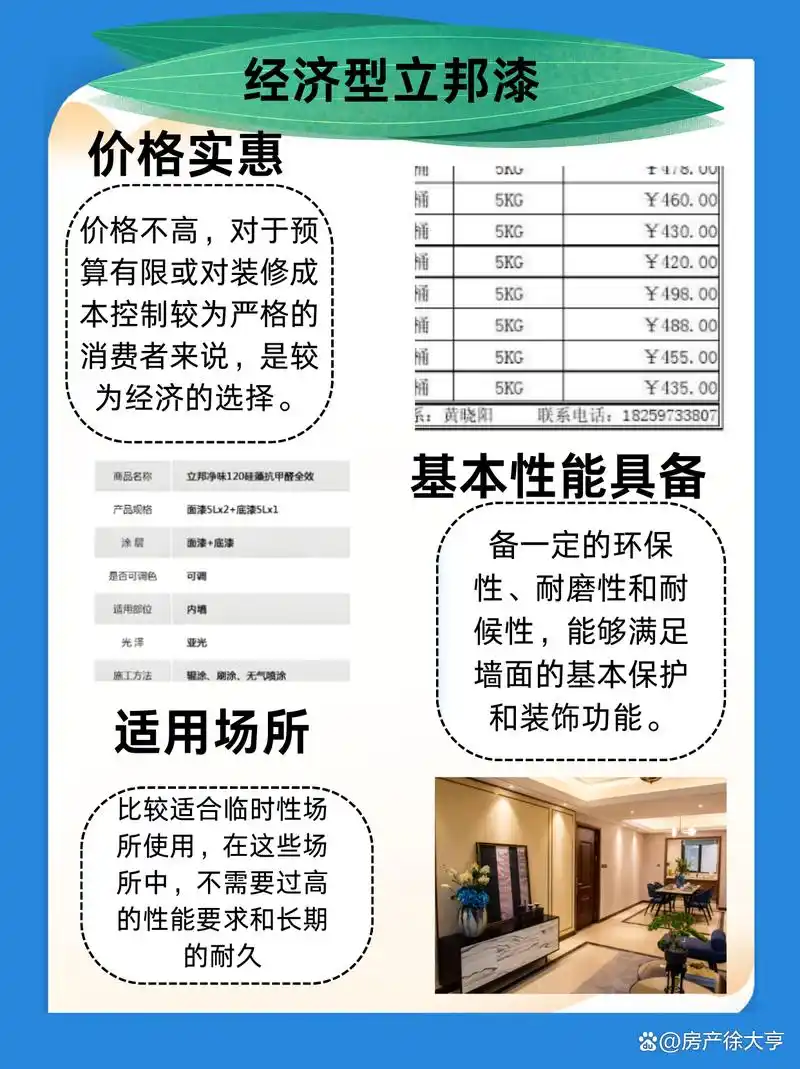 立邦漆三个档次怎么选