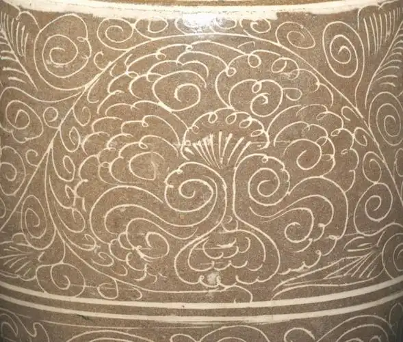 226描述 磁州瓷器的特点是使用了滑涂,大