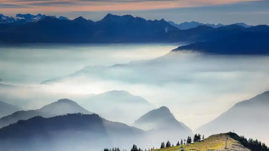 薄雾仙境森林唯美高清桌面壁纸-风景壁纸-壁纸下载-美桌网