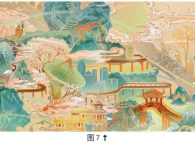 拼图成人国潮带框国风古风拼图3005001000片中国风高难度成人玩具送