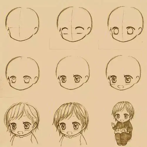 q版人物画法教程看这篇教程就能学废