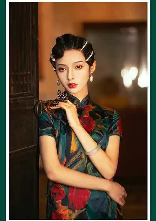 民国风情怀旧复古旗袍