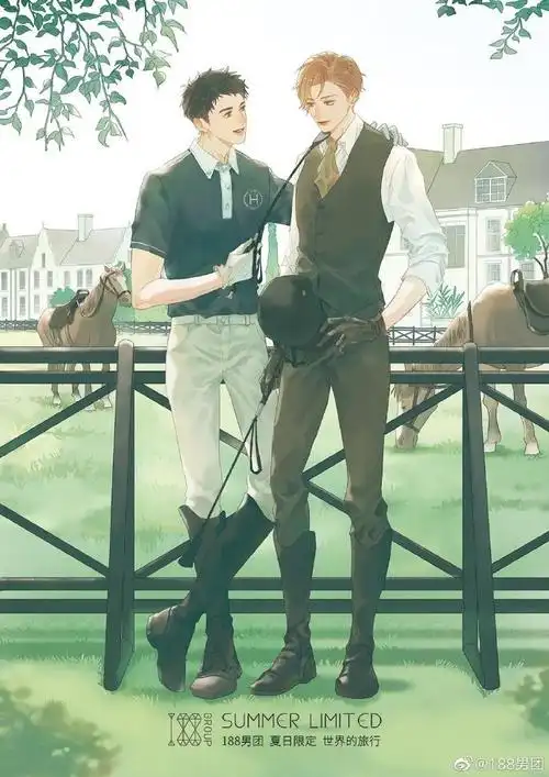 188男团夏日限定#图片对应人物:邵群x李程秀李玉x简隋英原炀x顾青裴