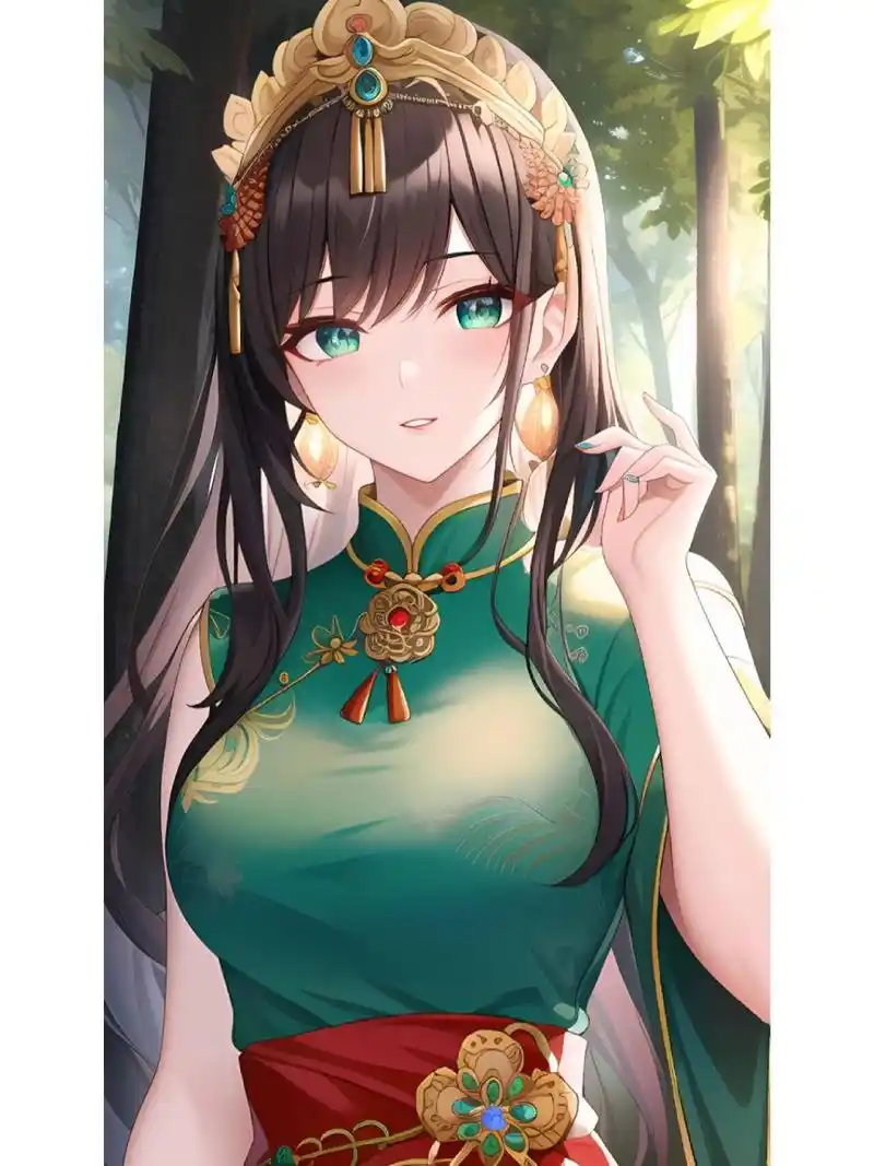 动漫二次元古风汉服人物绘画