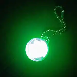 循环使用夜光荧光标记牌汽车背包拉链头钥匙扣个性装饰挂件球状款