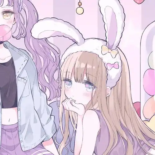 超可的动漫闺蜜头像