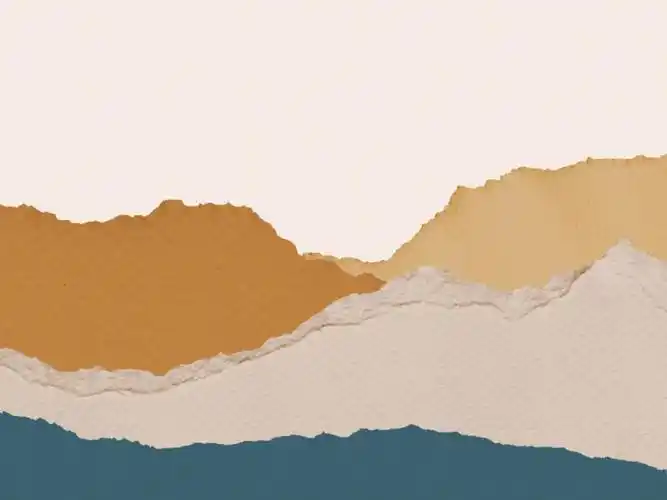 莫兰迪撕裂纹理拼贴素材