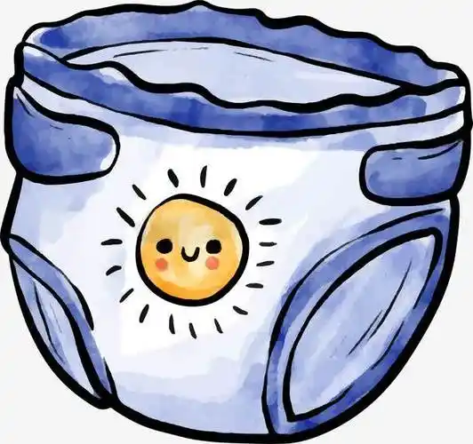 纸尿裤简笔画怎么画