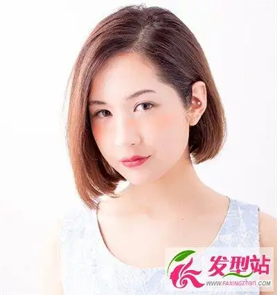 2015年女生时尚内扣波波头不对称短发发型气质发型轻松提升夏日吸睛