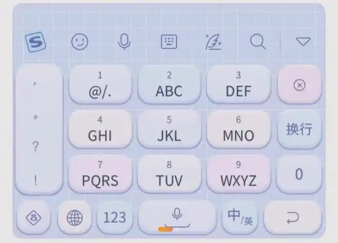 为每个按键都搭配了常用符号,稍作熟悉之后一般就不必切换符号键盘