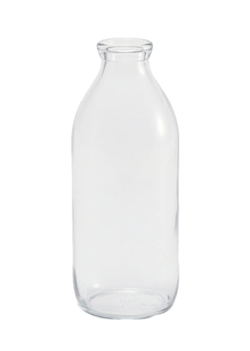 空白透明玻璃瓶