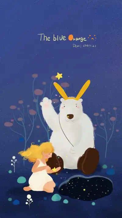 qq 微博 )女孩 韩国唯美插画手绘动漫卡通可爱个性经典enakei头像壁纸