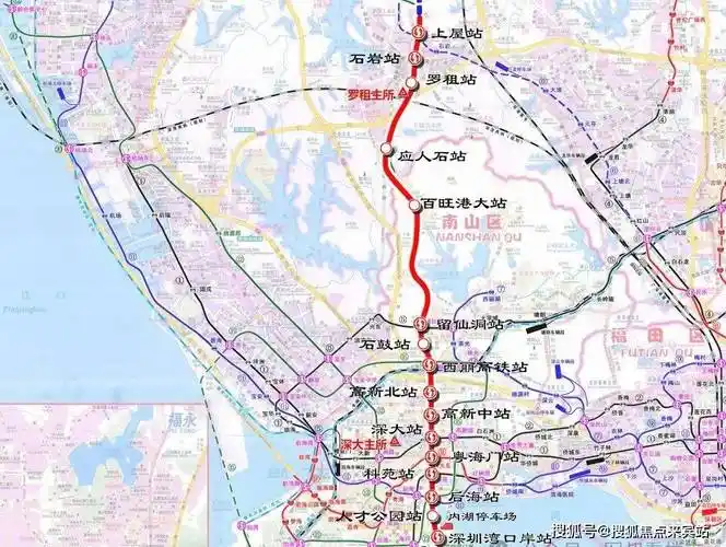 3站可达宝安机场,1站到石岩中心,石岩中心可以换乘13号线(规划建设中)
