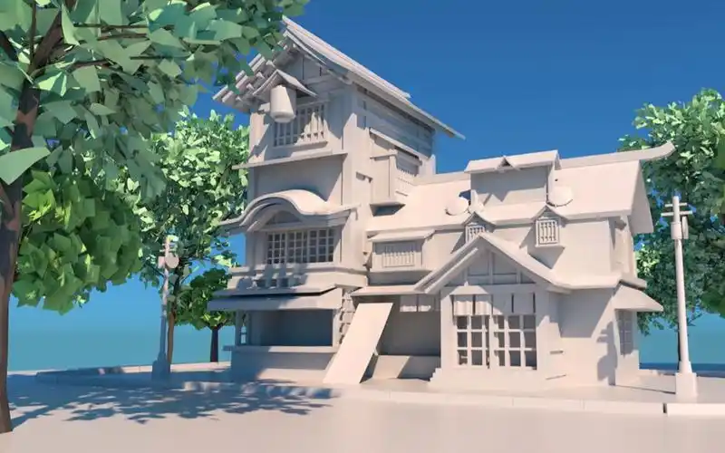 【maya教程】3d建模场景案例教程