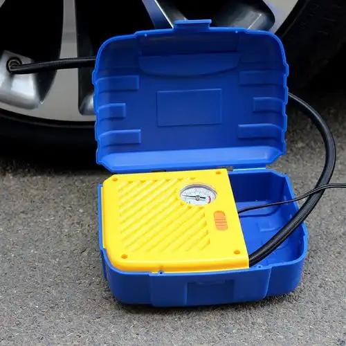 巨木汽车车载充气泵电动车小轿车用便携式礼盒款轮胎打气泵12v点烟器