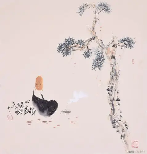 清空安宁禅意生活——多福画作欣赏