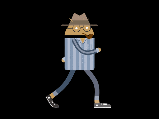 走路的安卓机器人